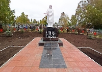 Братская могила № 1 умерших от ран в госпиталях в годы Великой Отечественной войны 1941–1945 гг. г. Абдулино. Сентябрь 2021 года