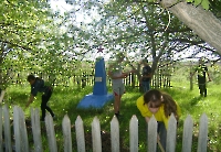 Братская могила времен гражданской войны в урочище Сарбай