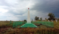 Воинское захоронение бойцов Красной Армии, участников революционных событий 1917–1918 гг. с. Татарская Каргала