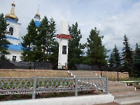 Обелиск «Героям, павшим в боях за освобождение и независимость Родины» с. Сакмара. Июль 2023 года