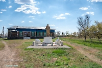 Памятник Солдату Великой отечественной войны 1941–1945 гг. с. Гирьял. Апрель 2025 года