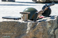 Мемориал героев Великой Отечественной войны п. Домбаровский. Апрель 2023 года