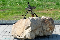 Мемориал героев Великой Отечественной войны п. Домбаровский. Апрель 2023 года