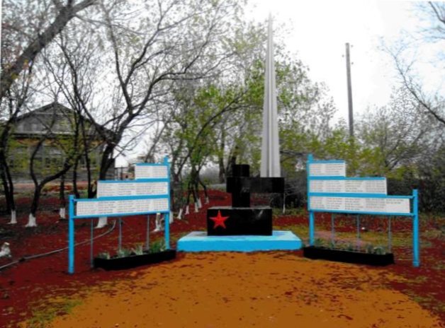Стела воинам, погибшим в годы Великой Отечественной войны с. Ключевка