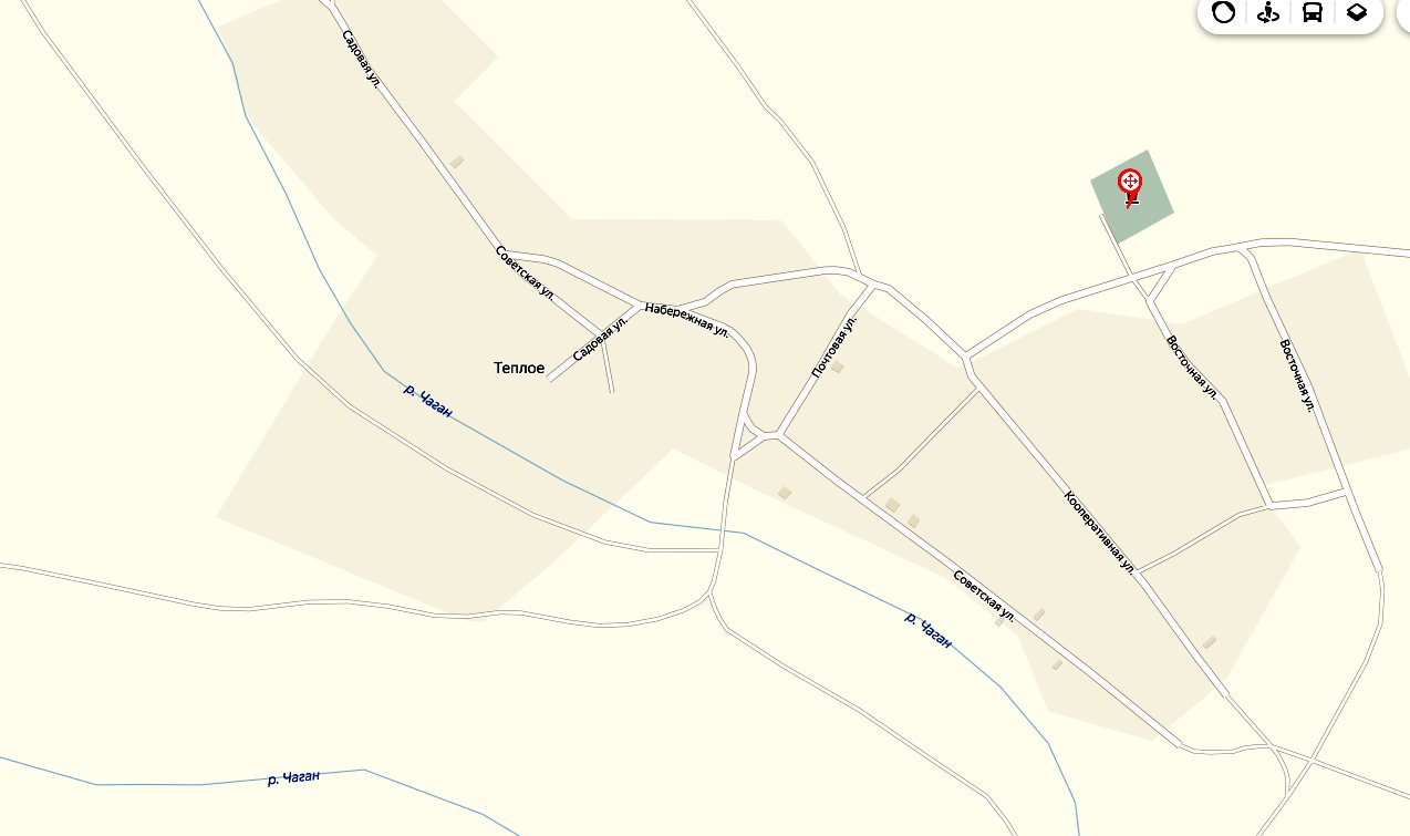 Расположение могилы чекистки А.К. Папковой, погибшей в 1919 г.