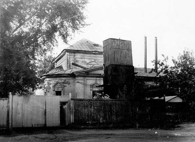 Вид Покровской церкви на момент передачи верующим