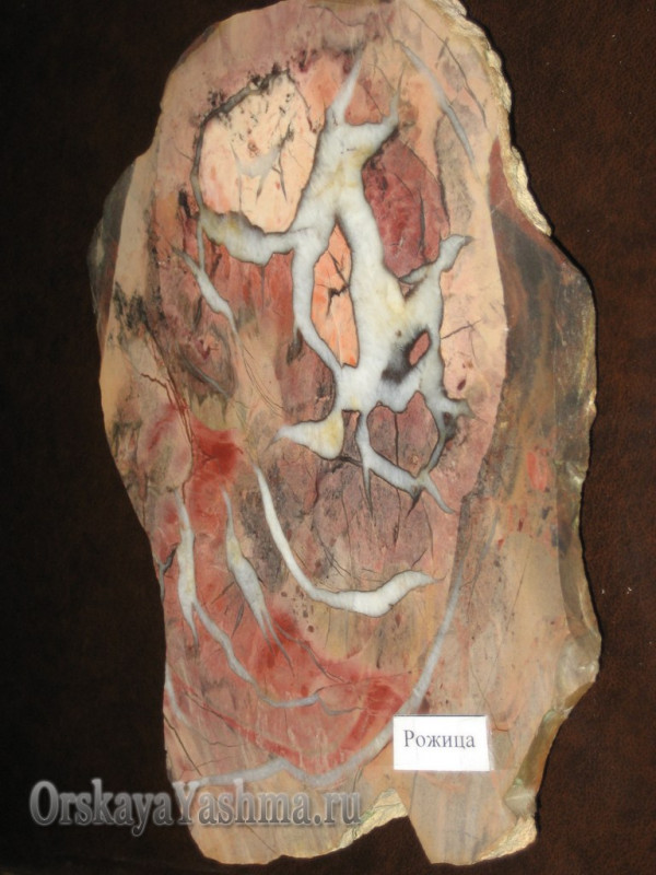 Рис. 40 Портретная яшма «Рожица» 1:1