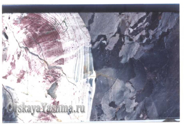 Рис. 52 Пейзажная яшма. «Северный пейзаж»; 1:1