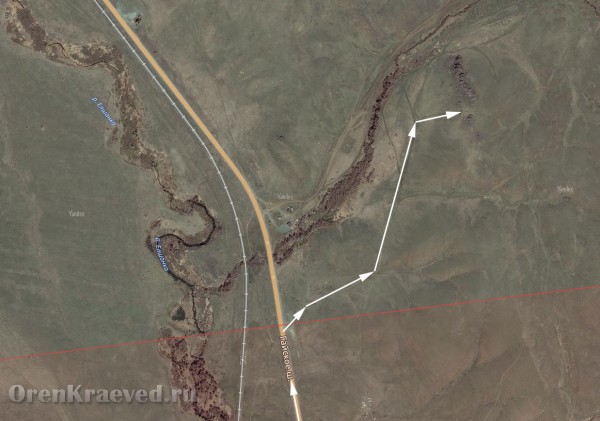 Как проехать Скалистая гряда «Бронтозавр» («Динозавр»)