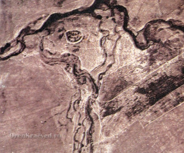 Расположение кургана с «усами» Солончанка I