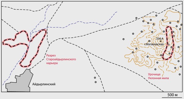 Разрез Старо-Айдырлинского никелевого карьера