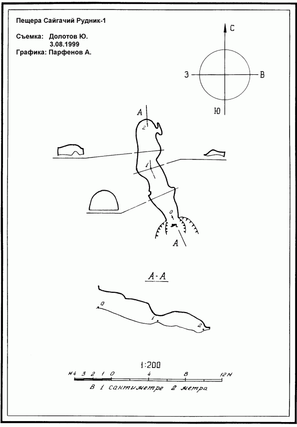 План рудника Сайгачий