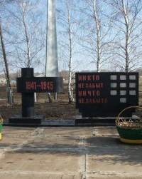 Стела «Никто не забыт, ничто не забыто» с. Берестовка