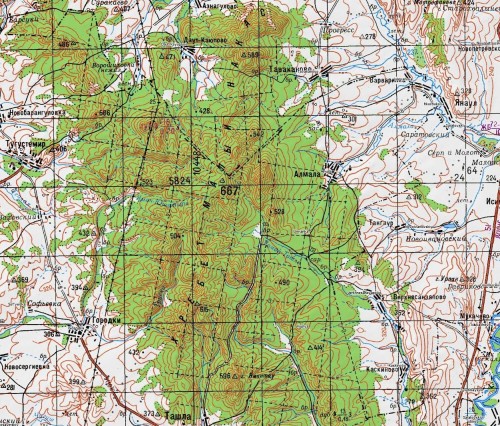 Хребет Малый Накас