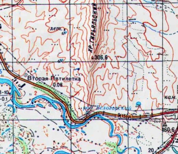 Расположение Родник Белогорский